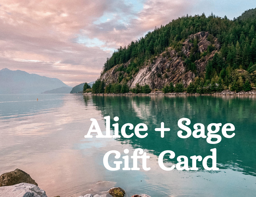 Alice + Sage Gift Card